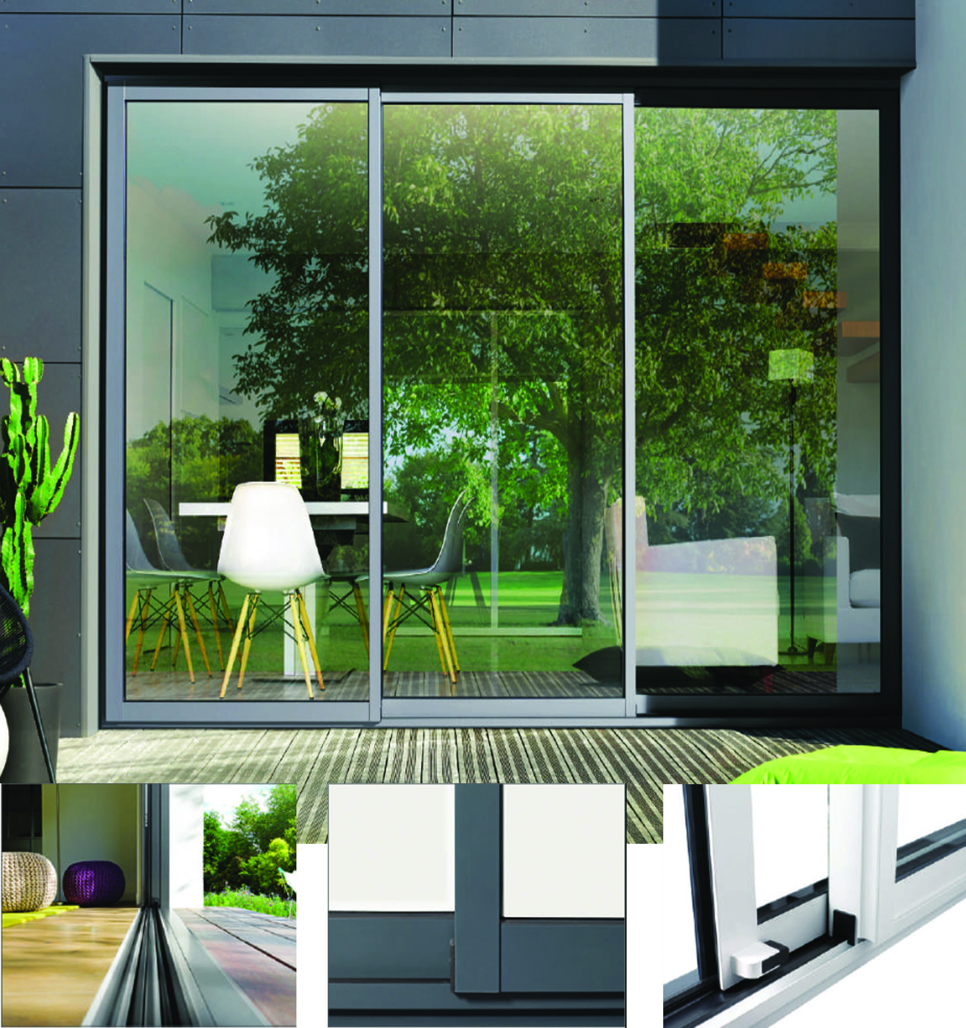 Fenetre aluminium K-Line sur Voiron - Univers Energies